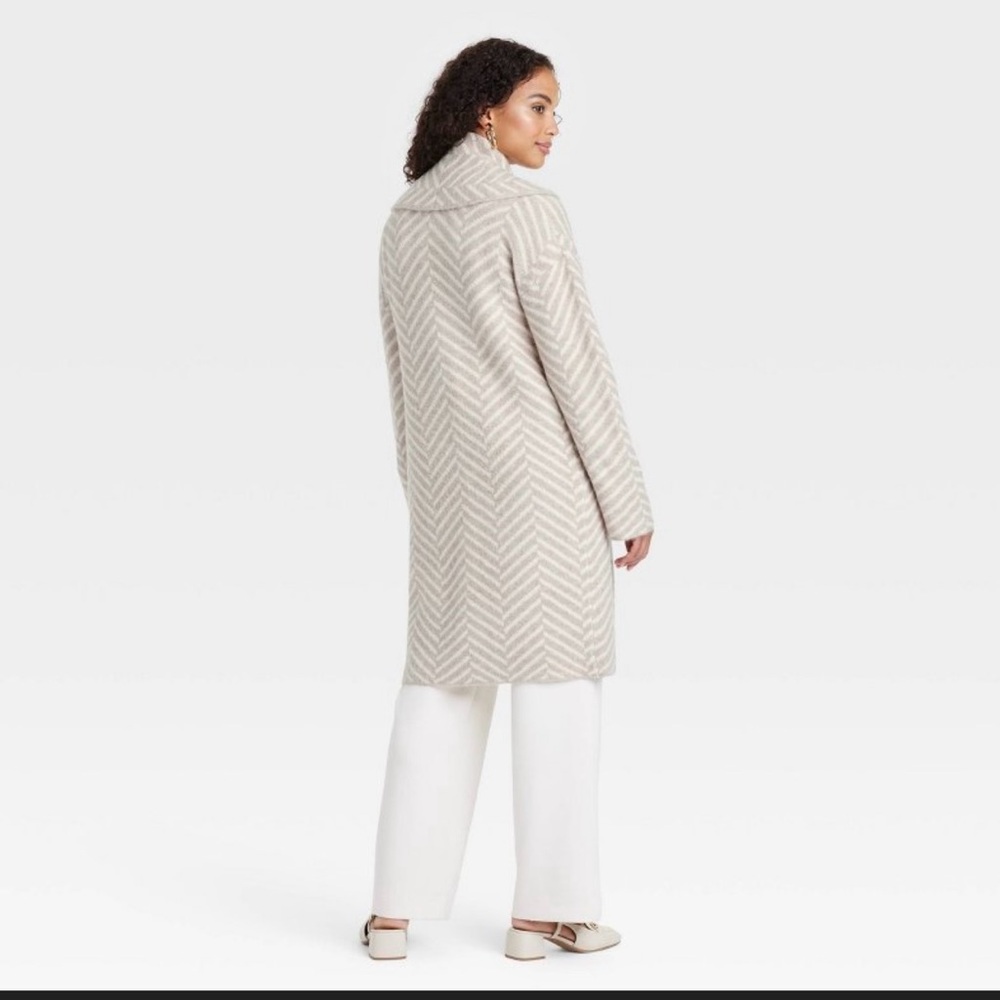 A New Day Herringbone Cardigan Coat